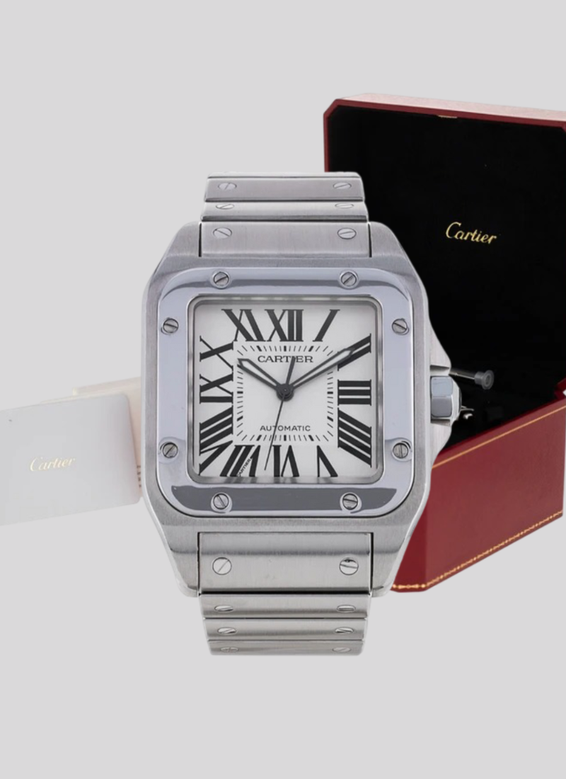 Santos Horloge Zilver