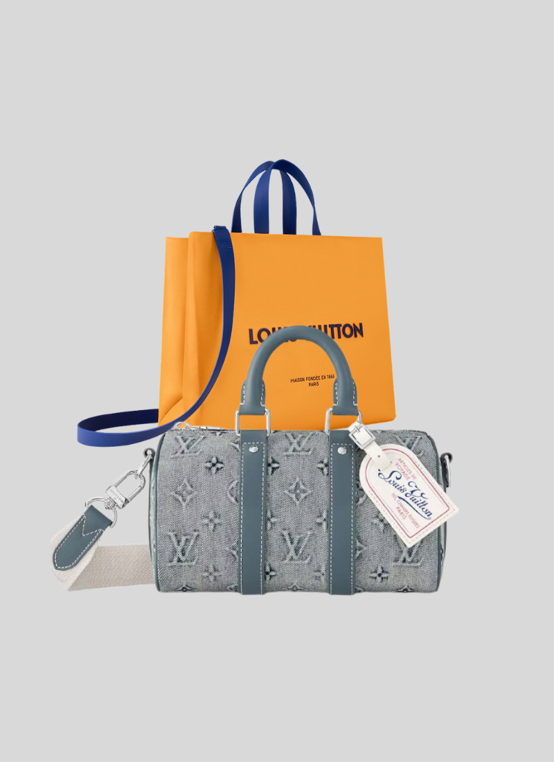 Lv Keepall Jeans Tas