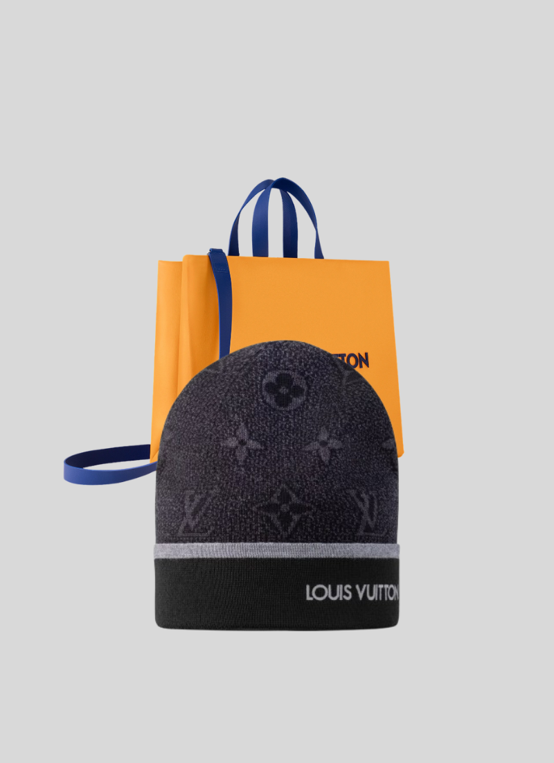 Bonnet Lv Black Logo