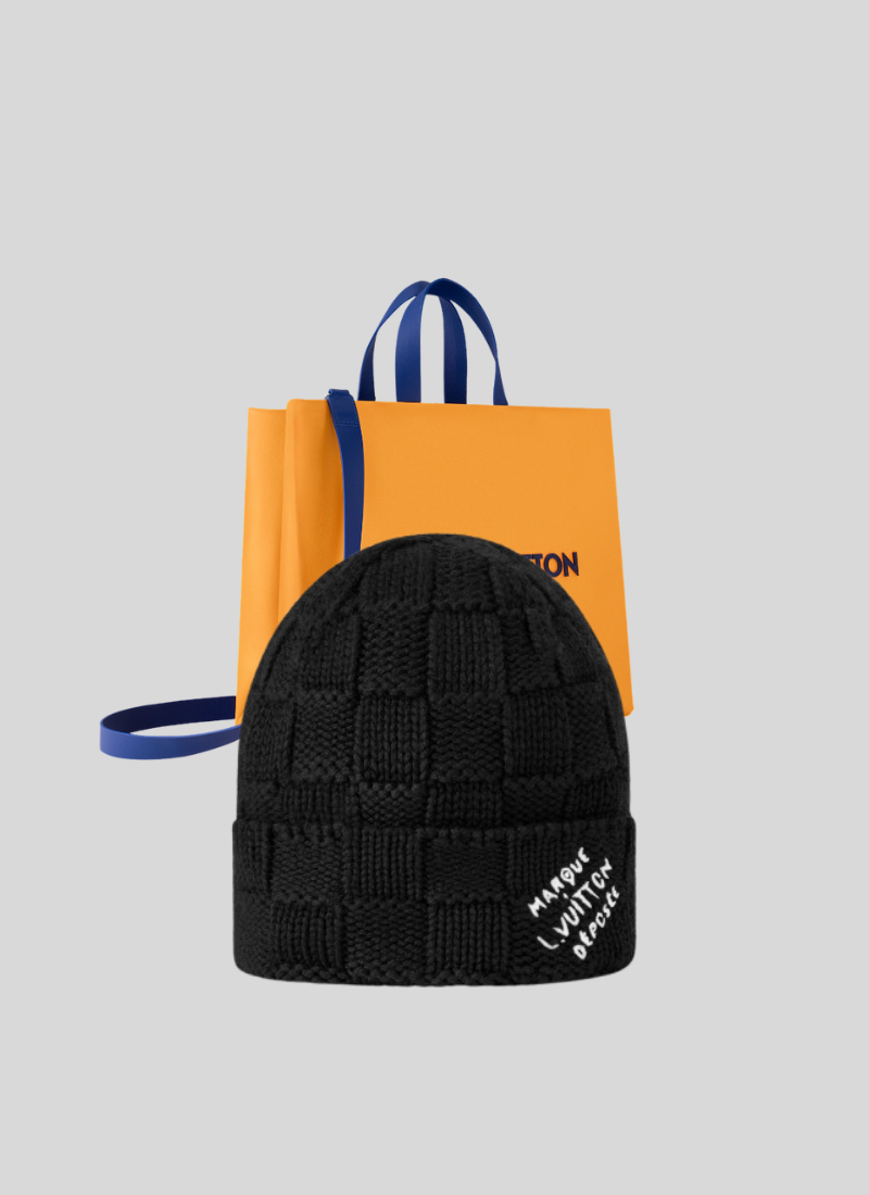 Bonnet Lv Damier Sung Black