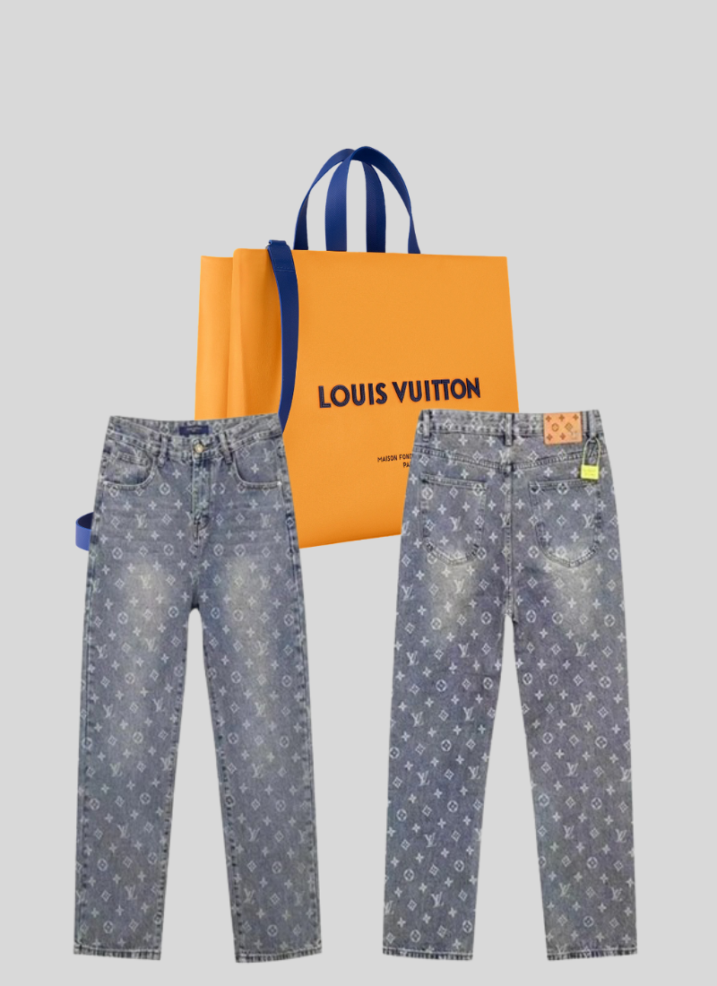 Jeans Lv full logo