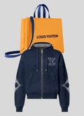 Lv Intarsia Blauw Vest
