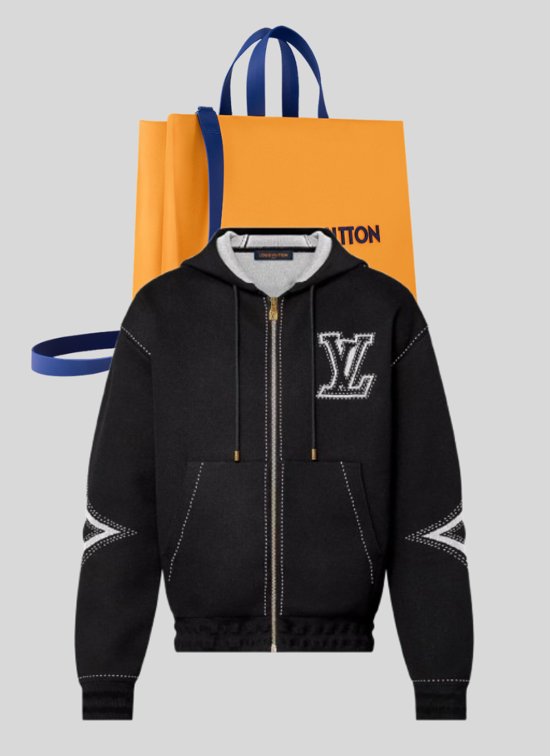 Lv Intarsia Zwart Jack