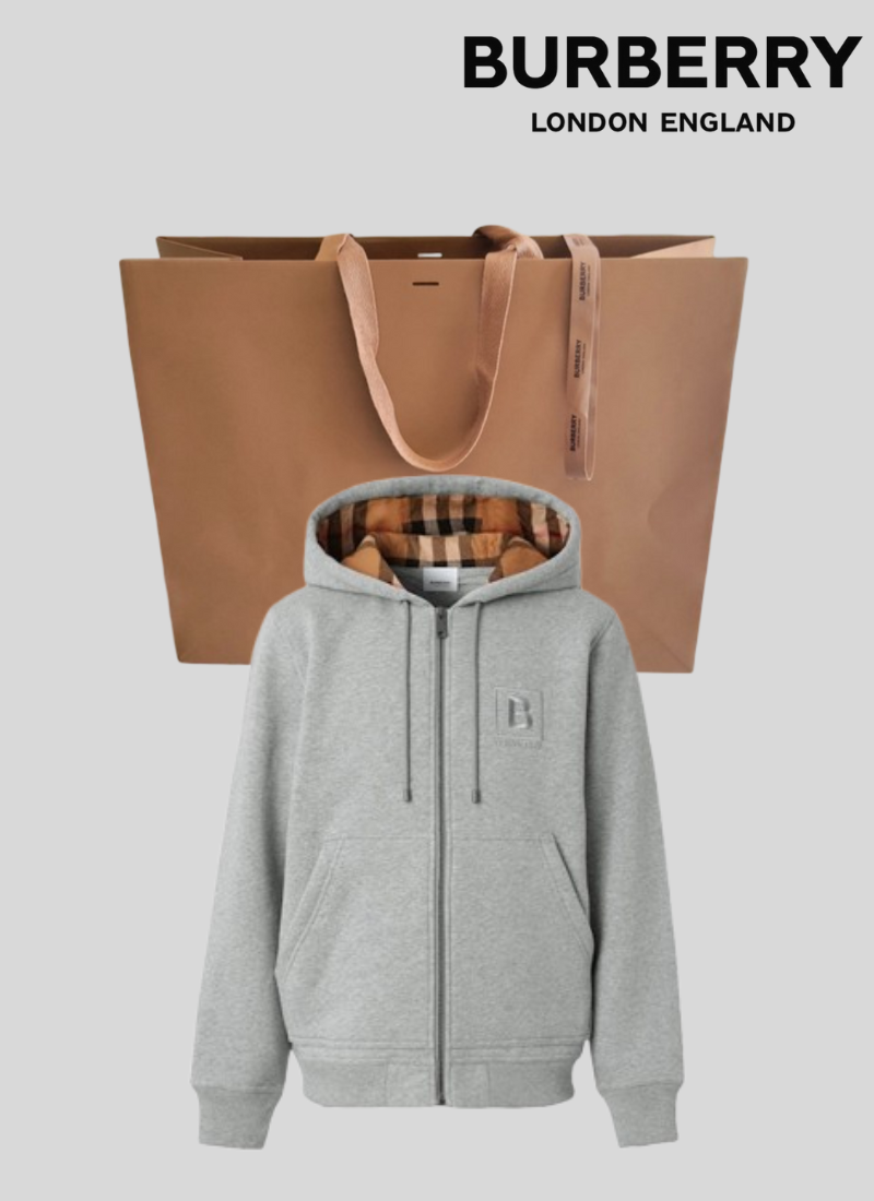 Zip BRB Grijs Initiaal